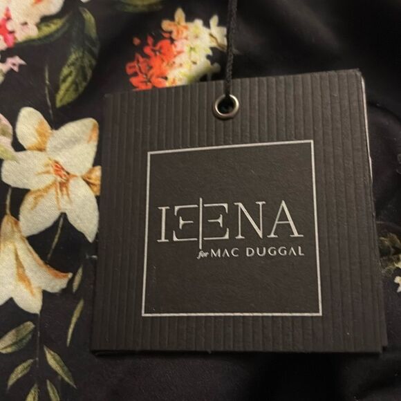 leena for Mac Duggal Faux Wrap Floral Gown Size 6 NWT - Picture 7 of 8